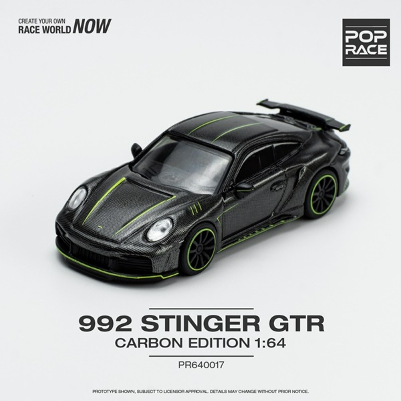 Pop Race 1:64 Porsche 992 Stinger GTR - Carbon Edition