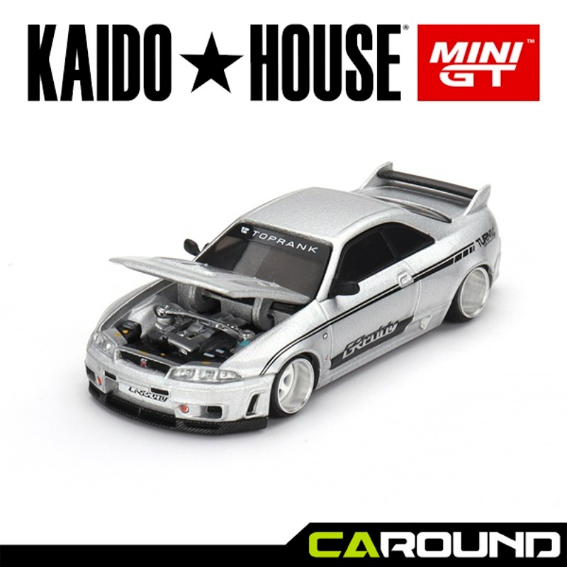 Kaido House x Minigiti (KHMG097) 1:64 Nissan Skyline GT-R (R33) DAI33 V1 - Silver